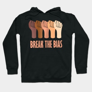 Womens We Rise Together Break The Bias Womens Day 2024 Hoodie